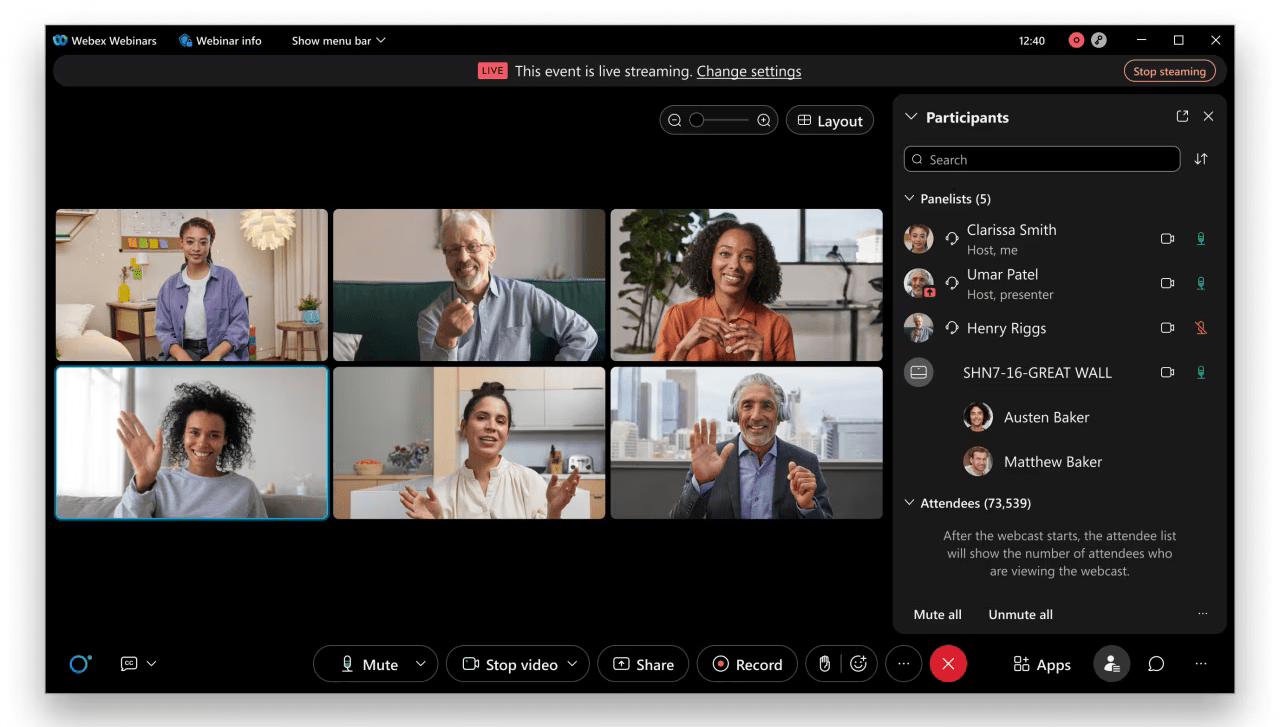 Webex Webinar
