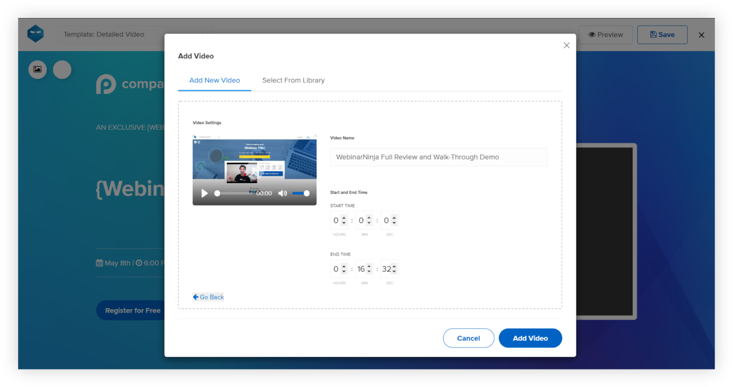 Enter the YouTube URL