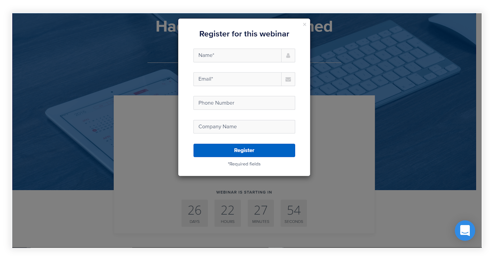 Simple Registration Form