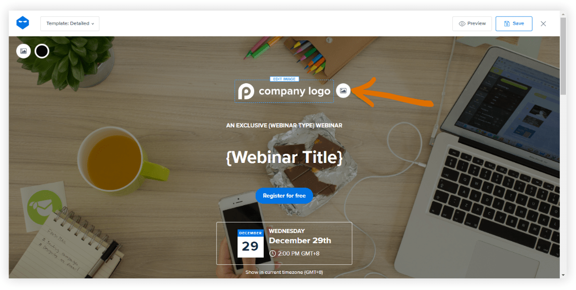 Brand Your Page with a Logo
