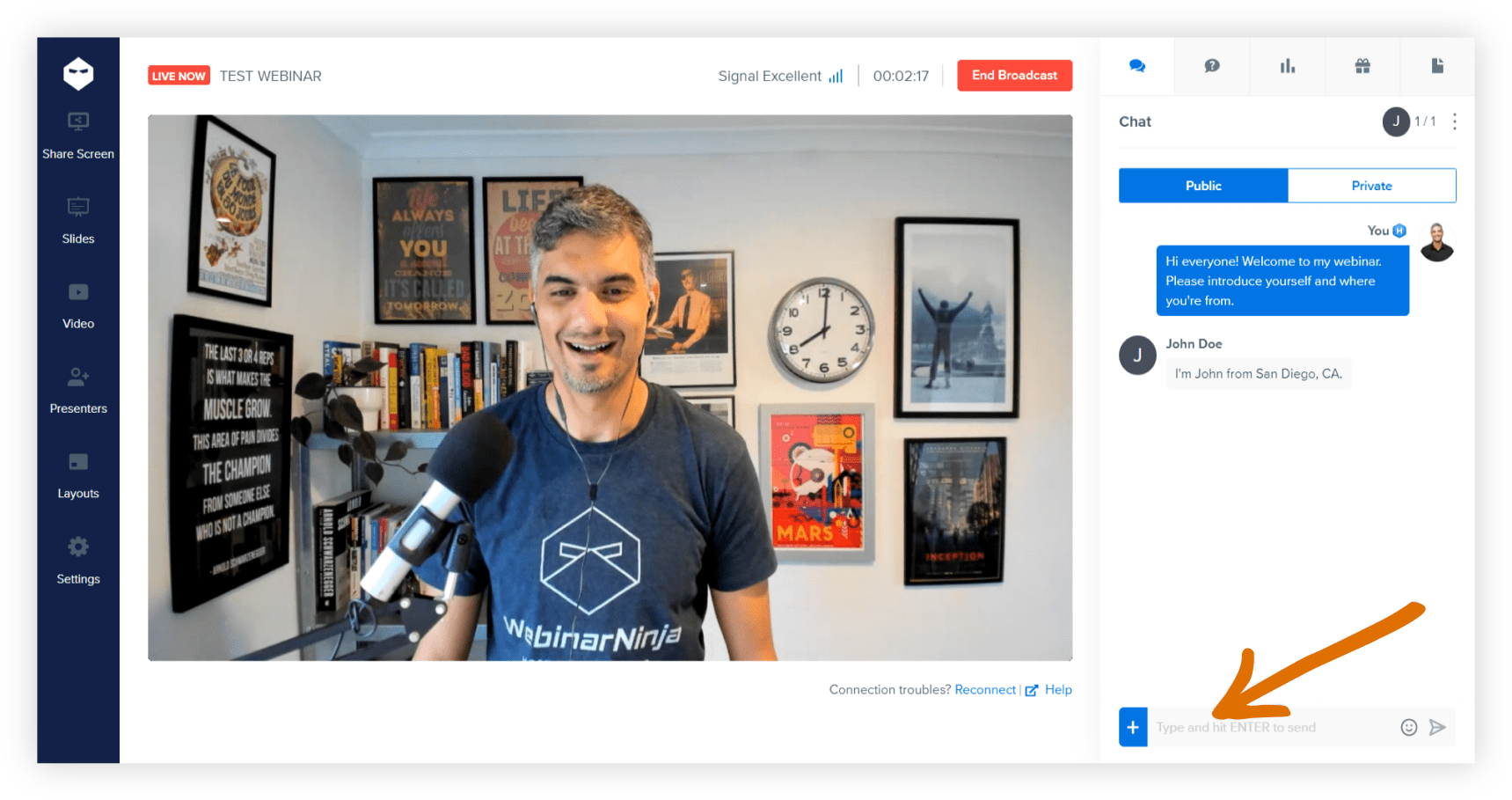 Webinar Engagement Strategies View